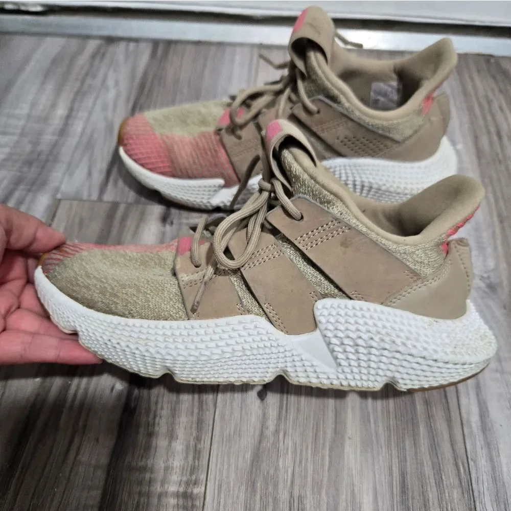 ADIDAS PROPHERE TRACE KHAKI CARGO BEIGE Pink SIZE 6 Men Or 7.5 Women